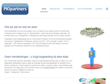 Tablet Screenshot of pkipartners.nl